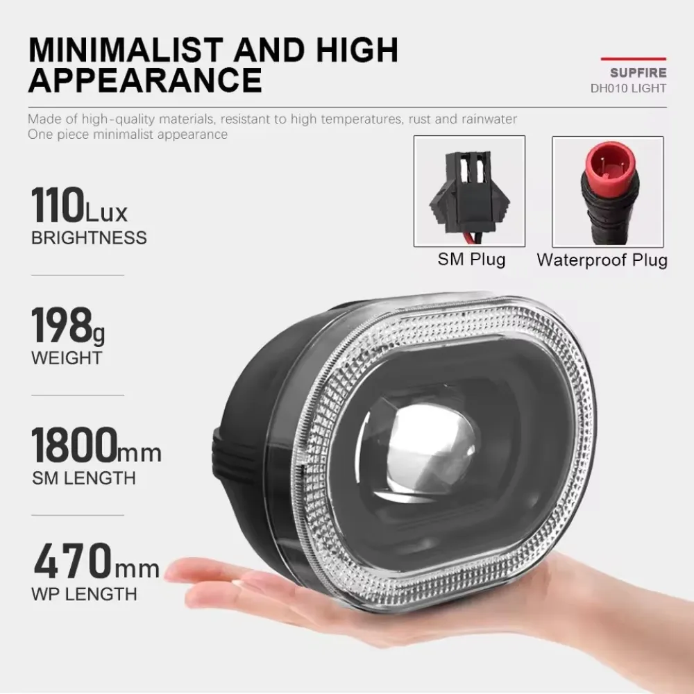 DH010 Headlight (bigger, more light)